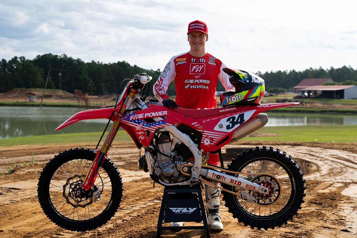 Max Anstie set for Fire Power Honda debut at Redbud