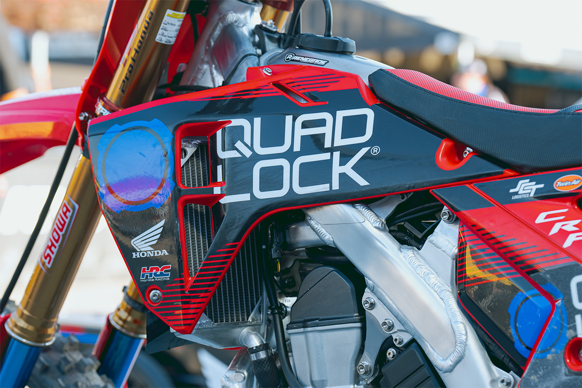 Quad Lock secures title sponsorship of AMA race-winning Honda team